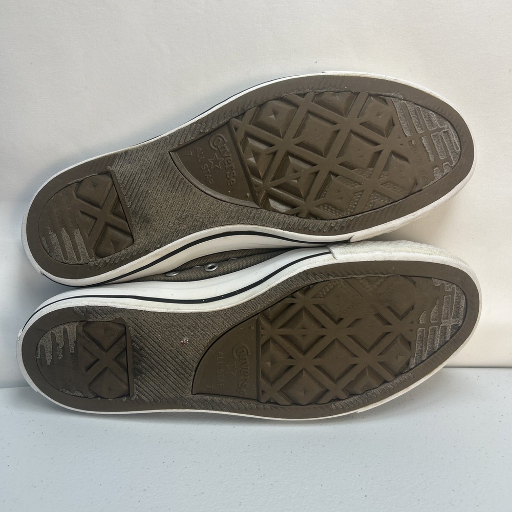Converse Chuck Taylor All Star Shoreline Slip Gray Canvas Women's Size 9 Low - Picture 7 of 8